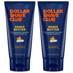 Dollar Shave Club Sandalwood Shave Butter 2 Pack front view