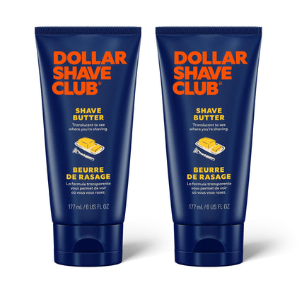 Dollar Shave Club Shave Butter 2 Pack 6 oz front view
