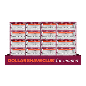 Dollar Shave Club women's razor refill pack with 16 blades