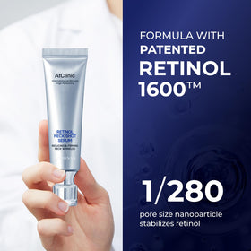 DOMINAS Retinol Neck Shot Serum 30ml with ingredients list