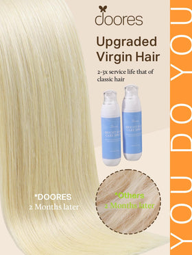 DOORES 20 Inch Hair Extensions with invisible tape
