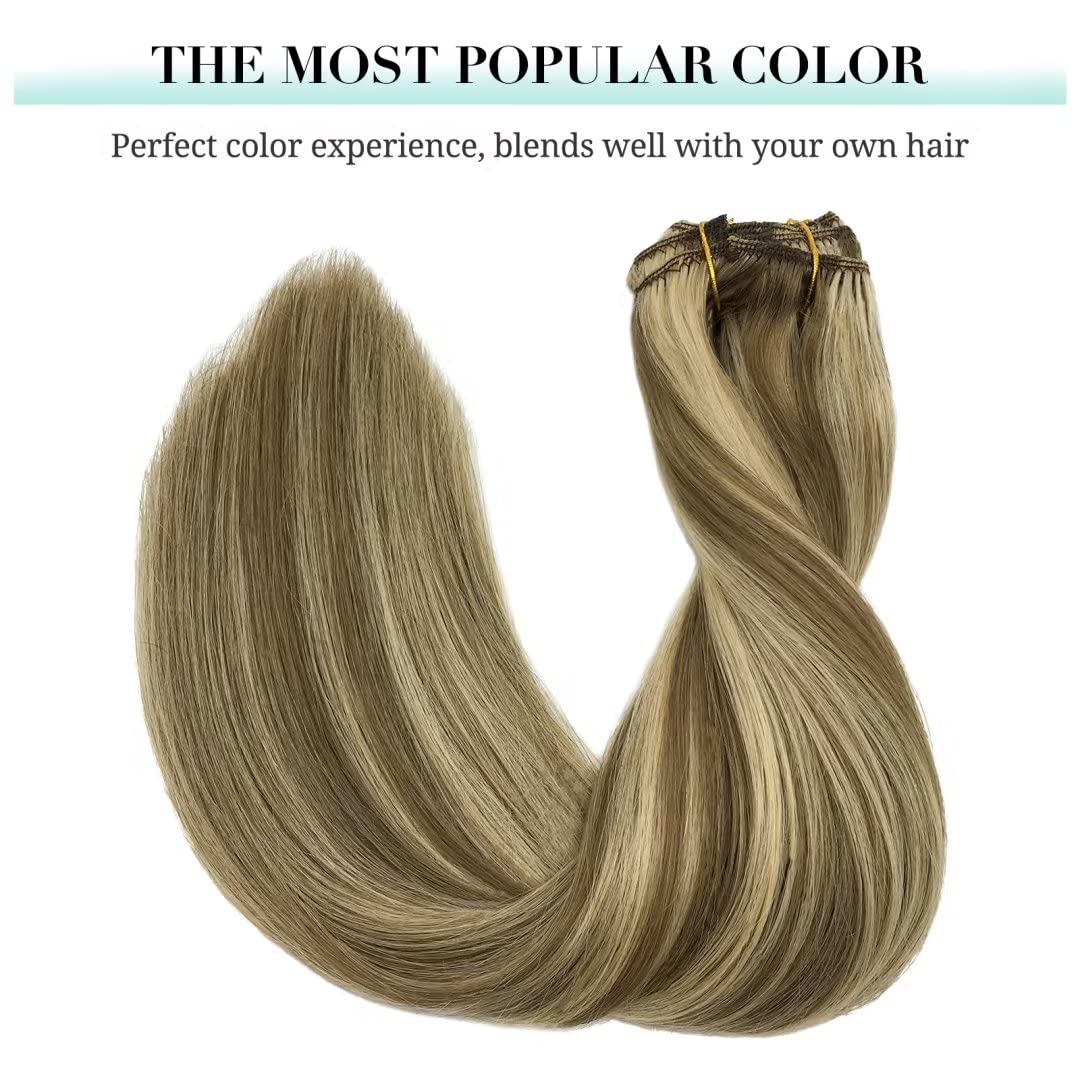 DOORES 7 pcs hair extensions in packaging