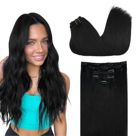 DOORES Clip-in Hair Extensions 5 pieces set front view