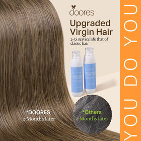 DOORES Clip in Hair Extensions in various colour options