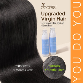 DOORES Clip in Hair Extensions in various colours