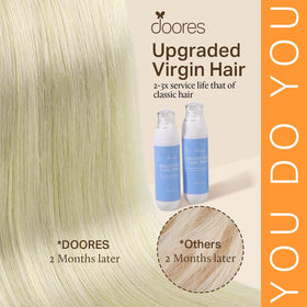 DOORES Clip in Hair Extensions in various shades