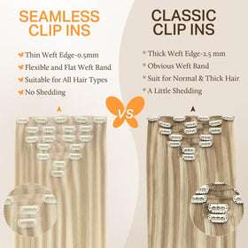 DOORES Clip in Hair Extensions installation guide