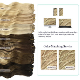 DOORES Clip in Hair Extensions lifestyle scene