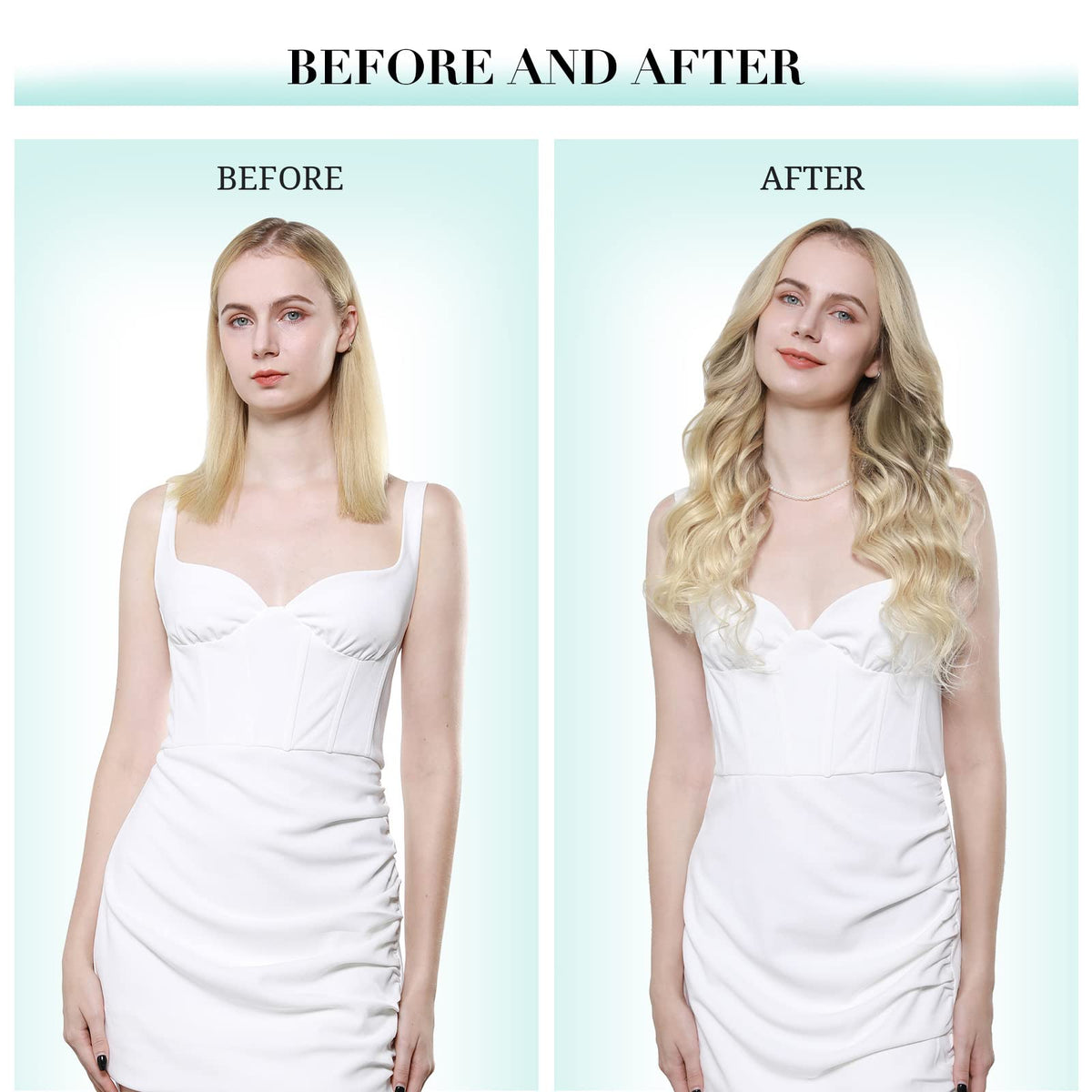 DOORES clip-in hair extensions package dimensions