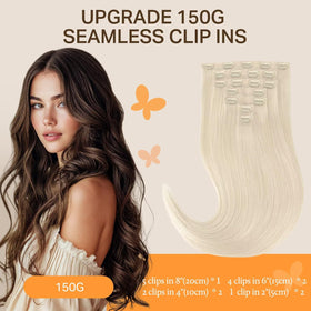 DOORES Clip in Hair Extensions packaging