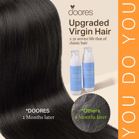 DOORES Clip in Hair Extensions packaging