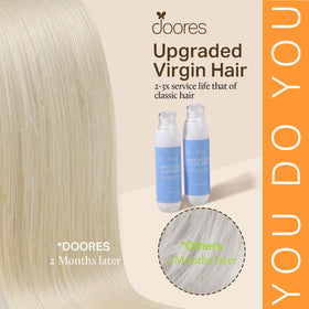 DOORES Clip in Hair Extensions packaging