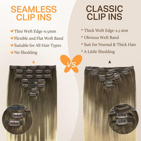 DOORES Clip-in Hair Extensions packaging