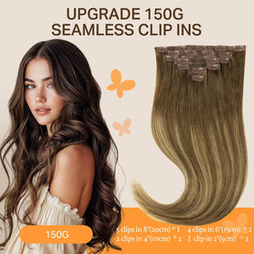 DOORES Clip in Hair Extensions packaging front view