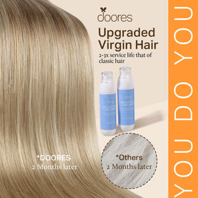 DOORES Clip in Hair Extensions packaging front view