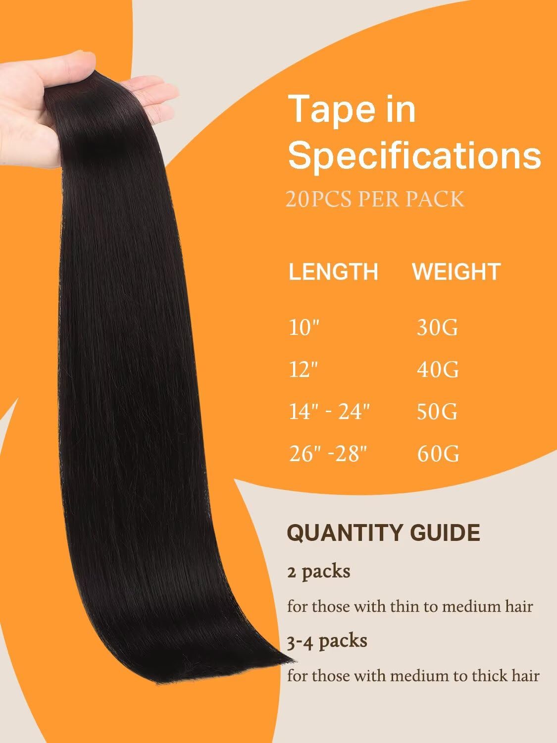 DOORES Hair Extensions showing natural silky appearance