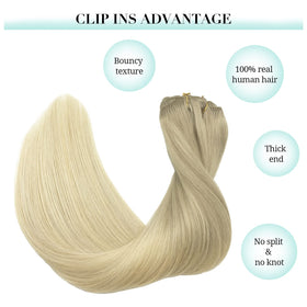 DOORES hair extensions styled in a bun