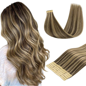 DOORES Tape in Hair Extensions 100g pack front view
