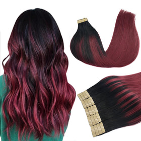 DOORES Tape in Hair Extensions 100g pack front view