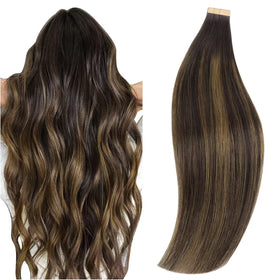 DOORES Tape in Hair Extensions 100g pack front view