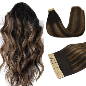 DOORES Tape in Hair Extensions 100g pack front view