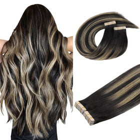 DOORES Tape In Hair Extensions 140g front view