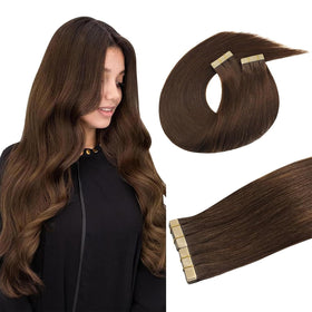 DOORES Tape in Hair Extensions 150g natural volume pack front view