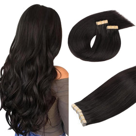 DOORES Tape In Hair Extensions 160g front view