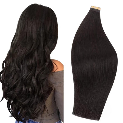 DOORES Tape in Hair Extensions 20 pcs pack front view