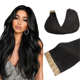 DOORES Tape In Hair Extensions 20pcs 18 inch in packaging