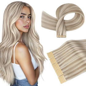 DOORES Tape In Hair Extensions 20pcs in packaging