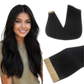 DOORES Tape in Hair Extensions 20pcs pack front view