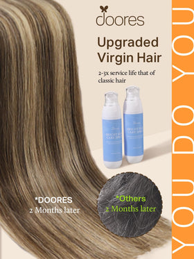 DOORES Tape in Hair Extensions 40 pieces packaging