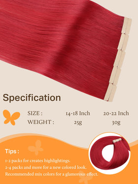 DOORES Tape In Hair Extensions application process at home