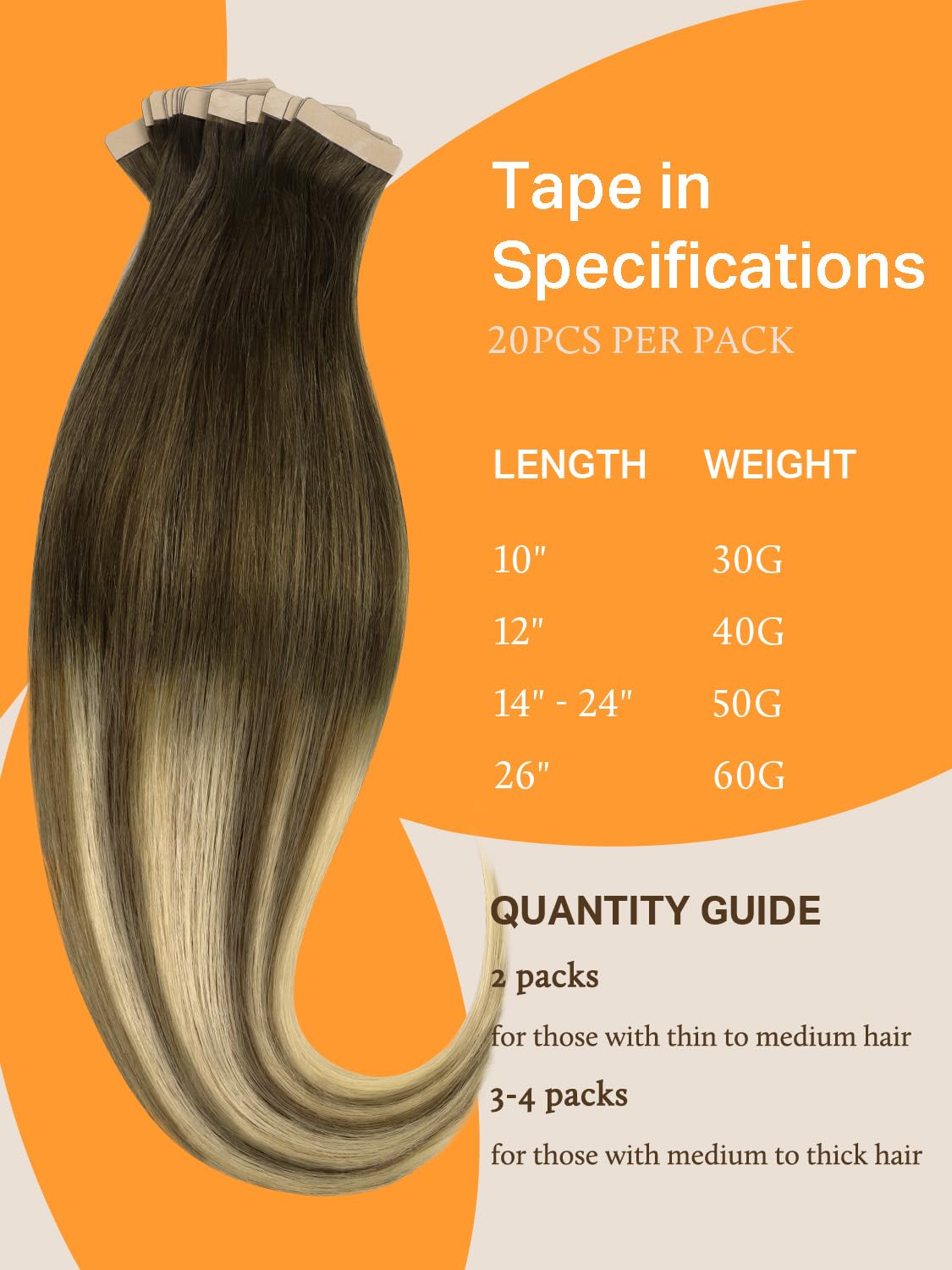 DOORES Tape in Hair Extensions close-up of tape