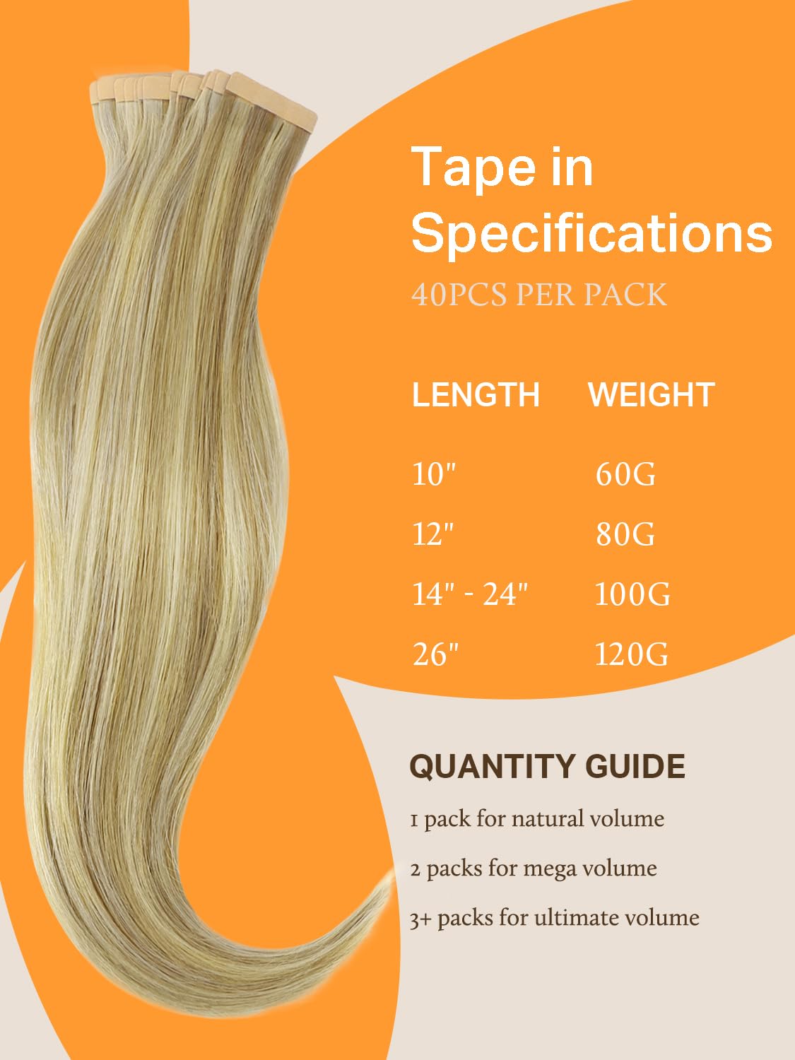 DOORES Tape in Hair Extensions displayed on a model's hair
