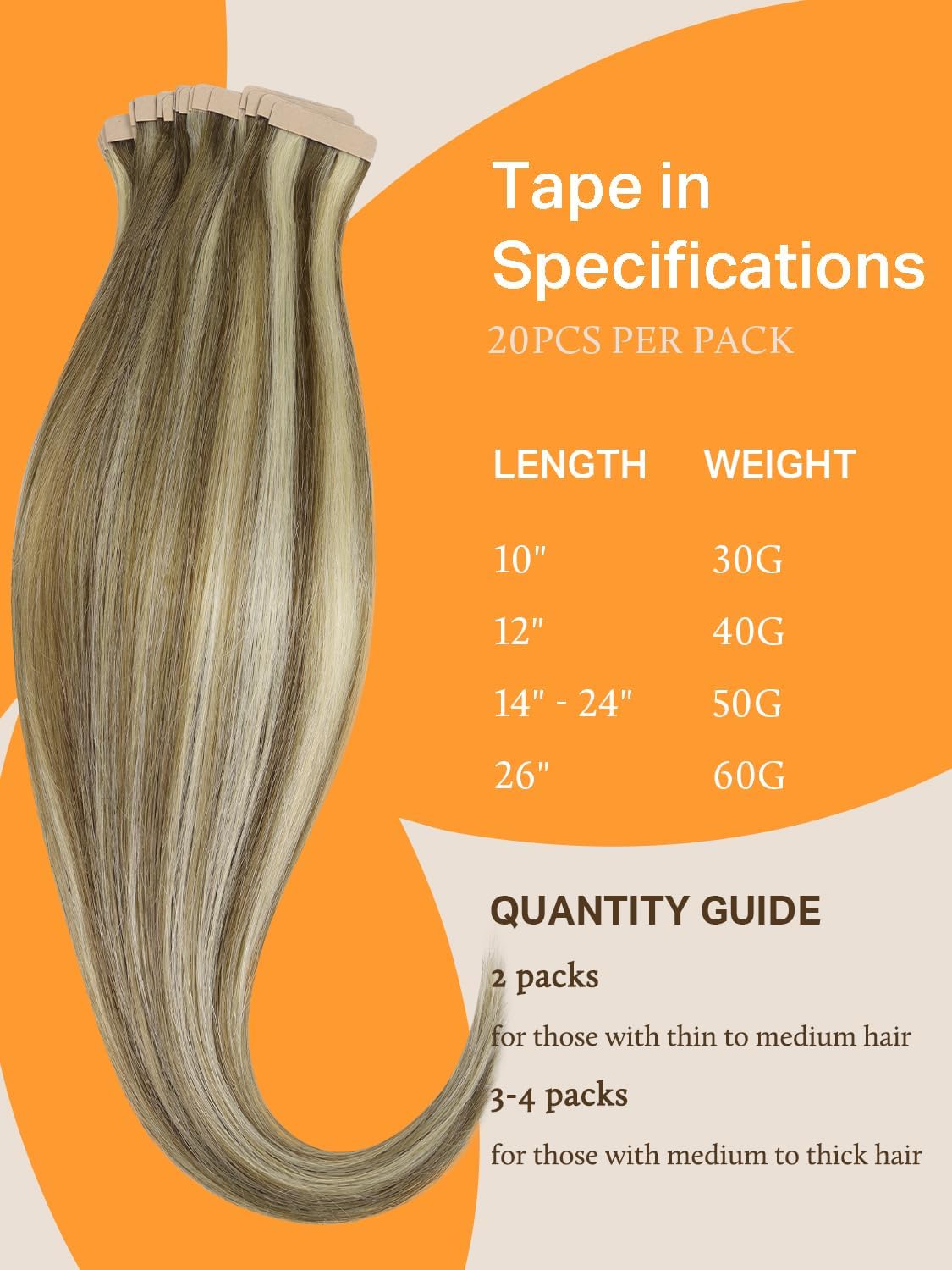 DOORES Tape in Hair Extensions displayed with natural hair