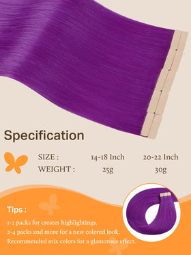DOORES Tape In Hair Extensions displayed with styling tools