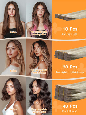DOORES Tape in Hair Extensions in a lifestyle setting