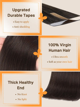 DOORES Tape in Hair Extensions in various colours