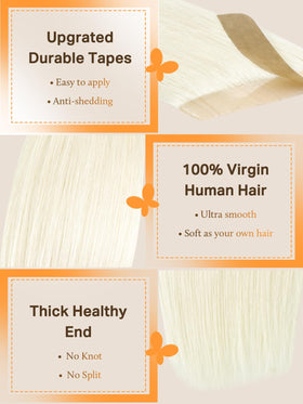 DOORES Tape in Hair Extensions in various colours