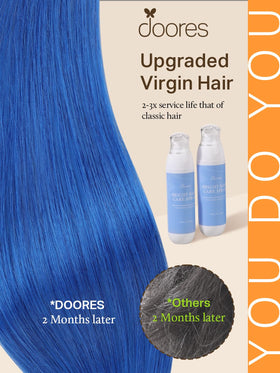 DOORES Tape In Hair Extensions in various shades display