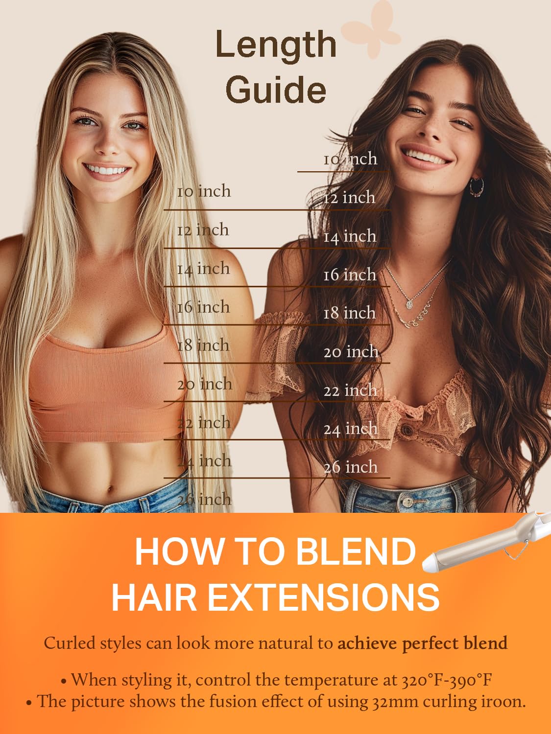 DOORES Tape in Hair Extensions installation process