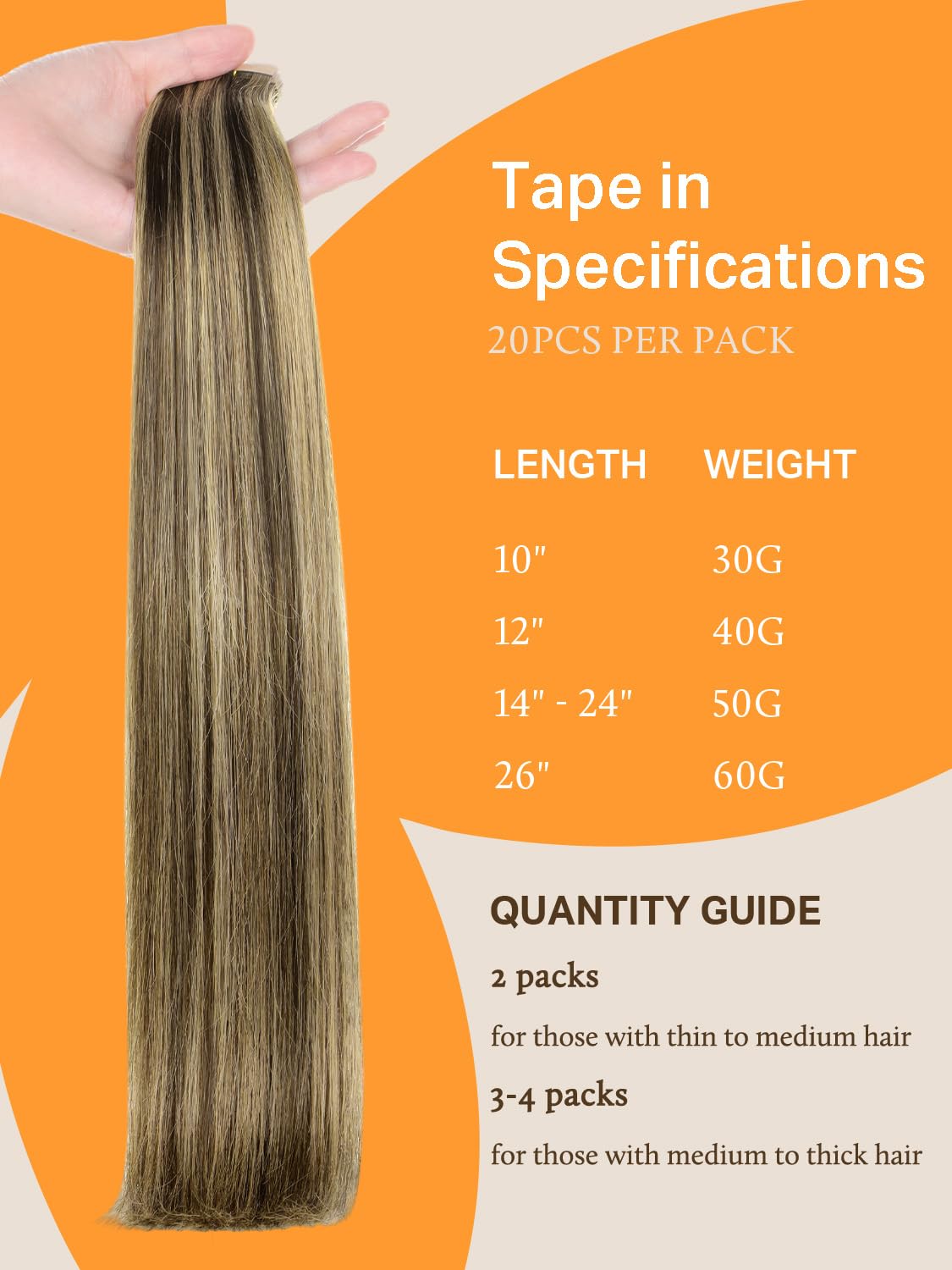 DOORES Tape in Hair Extensions installed on model