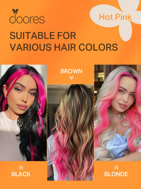 DOORES Tape In Hair Extensions length comparison