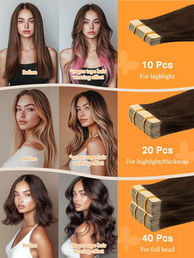 DOORES Tape in Hair Extensions lifestyle scene
