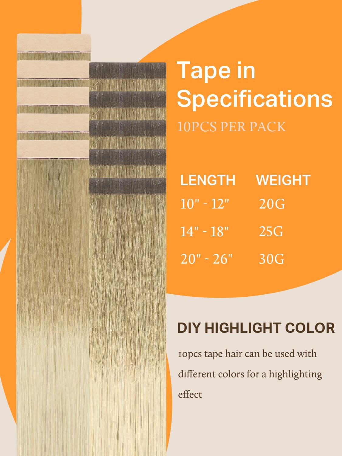 DOORES Tape in Hair Extensions on model with styled hair