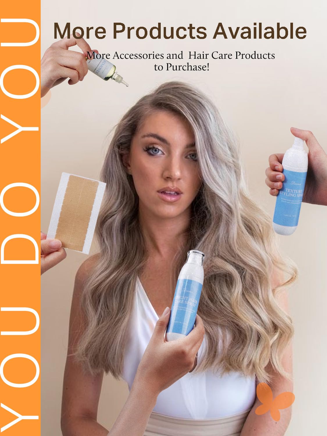 DOORES Tape in Hair Extensions packaging details