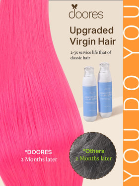 DOORES Tape In Hair Extensions showcasing various shades