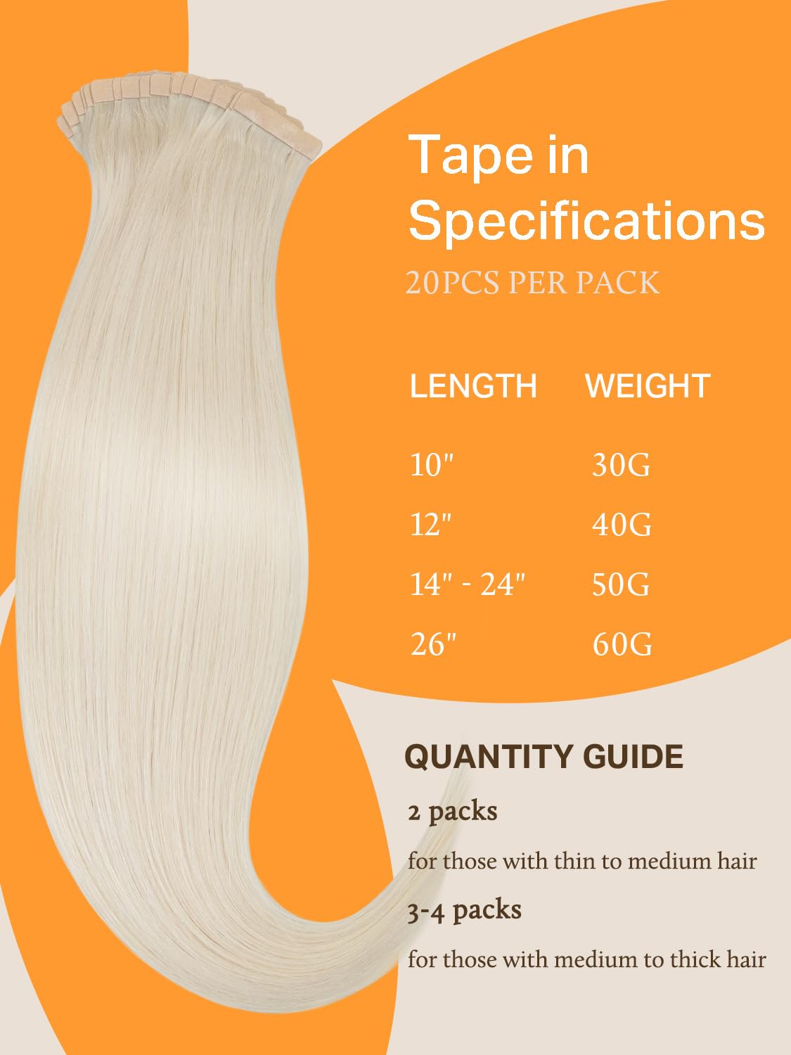 DOORES Tape In Hair Extensions showing application process